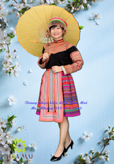 Cho thuê trang phục đồ dân tộc H'Mông nữ nguyên bản giá rẻ