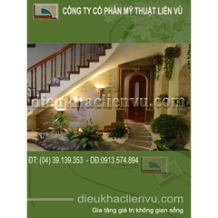 Tiểu cảnh gầm cầu thang châu Âu