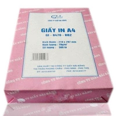 Giấy Bãi Bằng hồng A3,A4- ĐL70gms