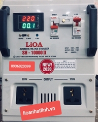 Ổn áp lioa 10 kva SH(150V~250V)