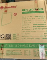 Đèn âm trần 600 x 600 rạng đông