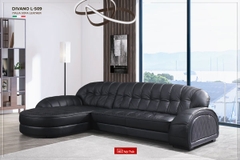 Bộ Sofa nhập khẩu chất liệu da bò Ý Divano L-509