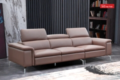 Ghế Sofa văng da thật nhập khẩu Malaysia CLAZA S2273 màu camel