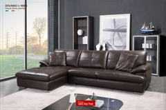 Sofa da chất liệu da bò Ý dài 3,1m Divano L-1680