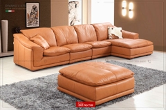 Bộ Sofa thông minh da bò Italia Divano L-475 nhập khẩu dài 3,75m