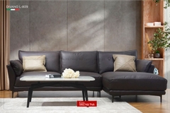 Bộ Ghế Sofa chất liệu da bò Ý Divano L-809