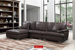 Sofa da chất liệu da bò Ý dài 3,1m Divano L-1680