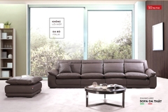 Bộ Sofa Góc chất liệu da bò Ý nhập khẩu Divano L902 dài 3,1m