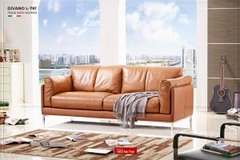 Bộ Sofa nhập khẩu chất liệu da bò Italia Divano S-781