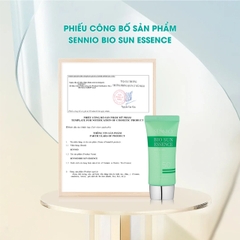 Tinh chất chống nắng, chống ánh sáng xanh dưỡng trắng da căng bóng, ngừa thâm mụn sạm nám SPF50++++ Sennio Bio Sun Essence SNO 825
