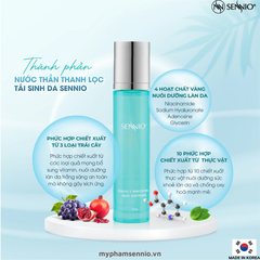 Nước thần thanh lọc, tái sinh da - Sennio Perfect Whitening Skin Softener - SENNIO SNO 827