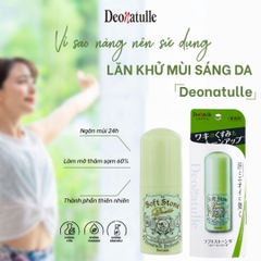Lăn Khử Mùi Đá Khoáng Sáng Da Deonatulle Soft Stone 20g (Xanh lá)