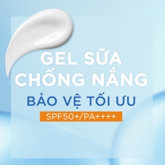 Gel Sữa Chống Nắng Senka Ẩm Mượt Cho Da Khô Perfect UV Gel SPF50/PA++++80g