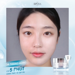 Kem Dưỡng Epona Premium Snail Tone Up Cream SPF 30/ PA++ Sáng Da, Nâng Tông Chiết Xuất Ốc Sên 50ml