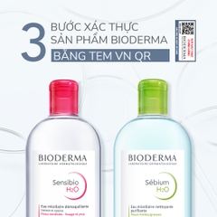 (Hàng công ty) Nước Tẩy Trang Công Nghệ Micella Bioderma Sensibio H2O & Sébium H2O 500ml