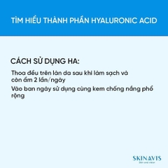 Serum Cấp Ẩm Giảm Căng Rát Da Skinavis Hyaluronic Acid B5 & Niacinamide 30ml