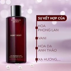 Xịt Thơm Body Mist Victoria’s Secret Very Sexy Fragrance Mist 250ml