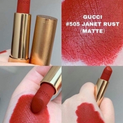 Son Gucci Rouge À Lèvres Mat Matte Lipstick 505 Janet Rust 3.5g