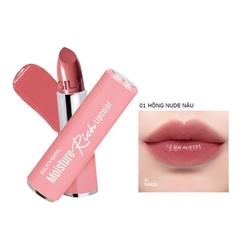 Son Thỏi Màu Có Dưỡng, Dưỡng Ẩm Môi Mềm Mại Silkygirl Moisture Rich Lipcolor 3.2g