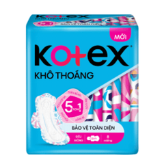 Băng Vệ Sinh Kotex Bảo Vệ Toàn Diện Siêu Mỏng Cánh 23cm (20 miếng/ 8 miếng)