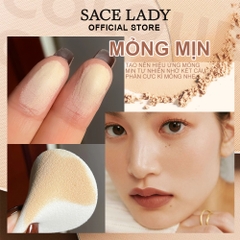 Phấn Phủ Kiềm Dầu, Lâu Trôi Dạng nén, Mờ lỗ Chân Lông Sace Lady Pressed Powder 10g