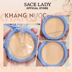 Phấn Phủ Kiềm Dầu, Lâu Trôi Dạng nén, Mờ lỗ Chân Lông Sace Lady Pressed Powder 10g