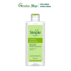 Nước Hoa Hồng Cân Bằng, Làm Dịu Da Simple Kind To Skin Soothing Facial Toner 200ml