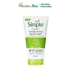 Sữa Rửa Mặt Dưỡng Ẩm Làm Mịn Da Simple Moisturising Facial Wash 150ml
