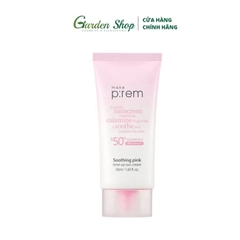 Kem Chống Nắng Vật Lý Make P:rem UV Defense Me Calming Tone Up Sun Cream SPF50+PA++++ 40ml