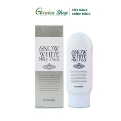 Kem Ủ Trắng Da Dành Cho Mặt Và Cơ Thể Secret Key Snow White Milky Pack 200g