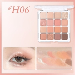 Bảng Phấn Mắt 16 Ô Trang Điểm Mắt Nhũ Mịn Lì Hold Live Sunset Magic Eyeshadow Palette HL716 19.2g