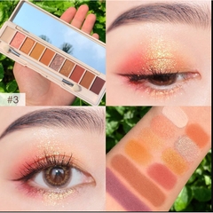 Bảng Phấn Mắt FOCALLURE FA158 Với 10 Tone màu Kèm Cọ 2 Đầu Và Gương 10g