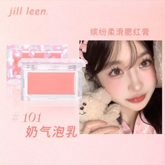 Phấn Má Hồng Dạng Kem Mướt Mịn Không Thấm Nước Làm Sáng Tone Da JILL LEEN 4g