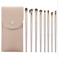 Bộ Cọ 8 Cây Kèm Túi Da Mềm Mịn, Nhỏ Gọn,Tiện Lợi