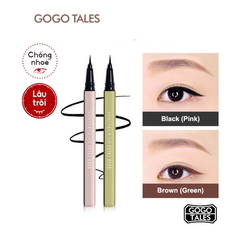 Bút Kẻ Mắt Nước Không Trôi Gogo Tales Fine Make Up Eyeliner 0.6g