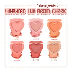 Phấn Má Hồng Xinh Xắn Dạng Phấn Lilybyred Luv Beam Cheek 4.7g