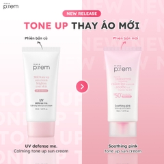 Kem Chống Nắng Vật Lý Make P:rem UV Defense Me Calming Tone Up Sun Cream SPF50+PA++++ 40ml