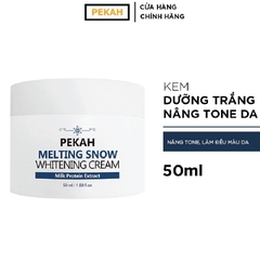 Kem Dưỡng Làm Sáng Và Nâng Tông Da Pekah Melting Snow Whitening Cream 50ml