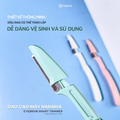 Set 3 Dao Cạo Lông Mày Habaria Eyebrow Smart Trimmer