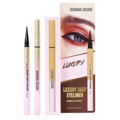 Bút Kẻ Mắt Nước Lâu Trôi, Không Lem Sivanna Luxury Deep Eyeliner ES8008 0.6ml