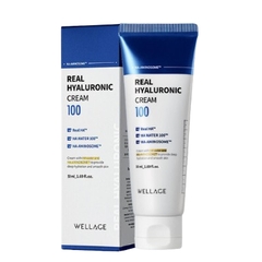 Kem Dưỡng Ẩm, Làm Dịu Da Wellage Real HYALURONIC 100 Cream 50ml