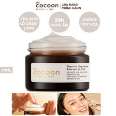 Kem Dưỡng Ẩm Dạng Thạch Từ Hoa Hồng The Cocoon Rose Aqua Gel Cream 30ml