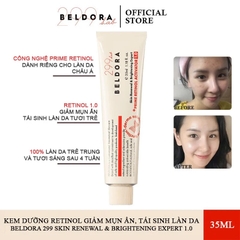 Kem Dưỡng Retinol Giảm Mụn Ẩn, Tái Sinh Làn Da Beldora 299 Skin Renewal & Brightening Expert 1.0 35ml