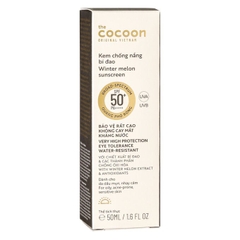 Chống Nắng Cocoon Bí Đao Phổ Rộng Winter Melon Suncreen SPF 50 + PA ++++ 50ml