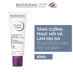 Kem Dưỡng Phục Hồi Da Tổn Thương Bioderma Cicabio Creme 40ml
