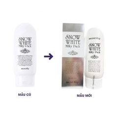 Kem Ủ Trắng Da Dành Cho Mặt Và Cơ Thể Secret Key Snow White Milky Pack 200g