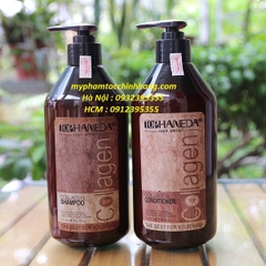 Dầu Gội Xả Top Haneda Collagen Shampoo & Conditioner 500ml - 785ml