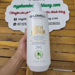 Dầu gội & xả phục hồi tóc hư tổn Goldwell Dualsenses Rich Repair Restoring Shampoo & Conditioner