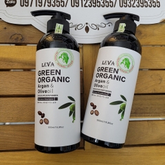 Dầu Gội Xả Dưỡng ẩm phục hồi Green Organic ( hương nước hoa) 500ml*2