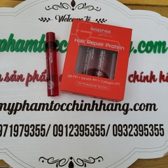SOPHIA PLATIUM PROTEIN PHỤC HỒI TÓC HƯ NÁT REPAIR AMPOULE 10*13ML